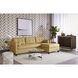 Mikayla 30.25 X 15 inch White / Antique Brass Coffee Table